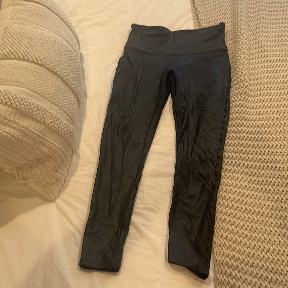 Spanx faux leather leggings